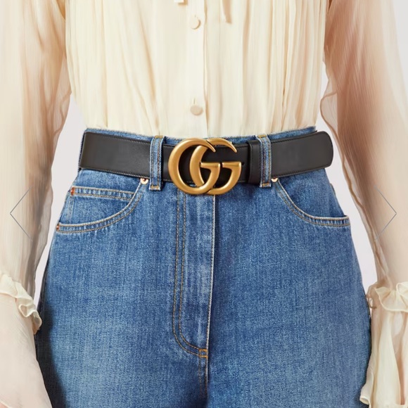 Gucci 2015 WIDE LEATHER BELT - Picture 4 of 8